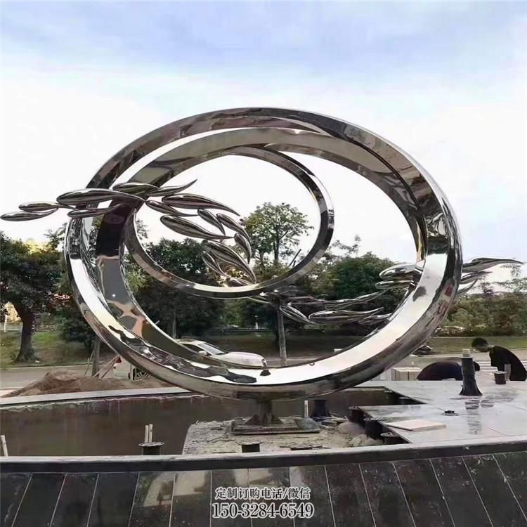 圆环雕塑常用,公园房地产不锈钢圆环雕塑生产商 圆环雕塑常用,公园房地产不锈钢圆环雕塑生产商