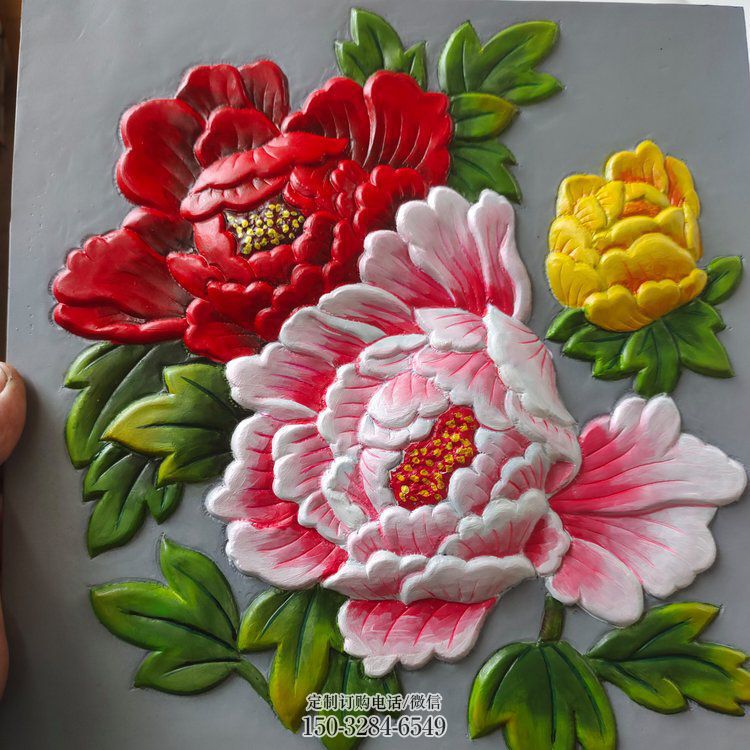 牡丹花浮雕厂家,花卉主题,铸铜花卉浮雕生产 牡丹花浮雕厂家,花卉主题,铸铜花卉浮雕生产