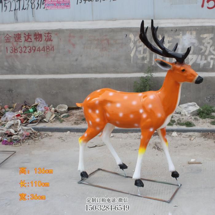 仿真小鹿雕塑,彩绘工艺,玻璃钢动物雕塑厂家 仿真小鹿雕塑,彩绘工艺,玻璃钢动物雕塑厂家