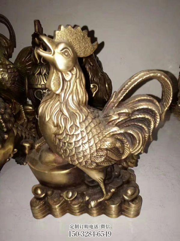 铜公鸡雕塑厂家,铸铜家禽动物,公园仿真铜雕 (7) 铜公鸡雕塑厂家,铸铜家禽动物,公园仿真铜雕 (7)